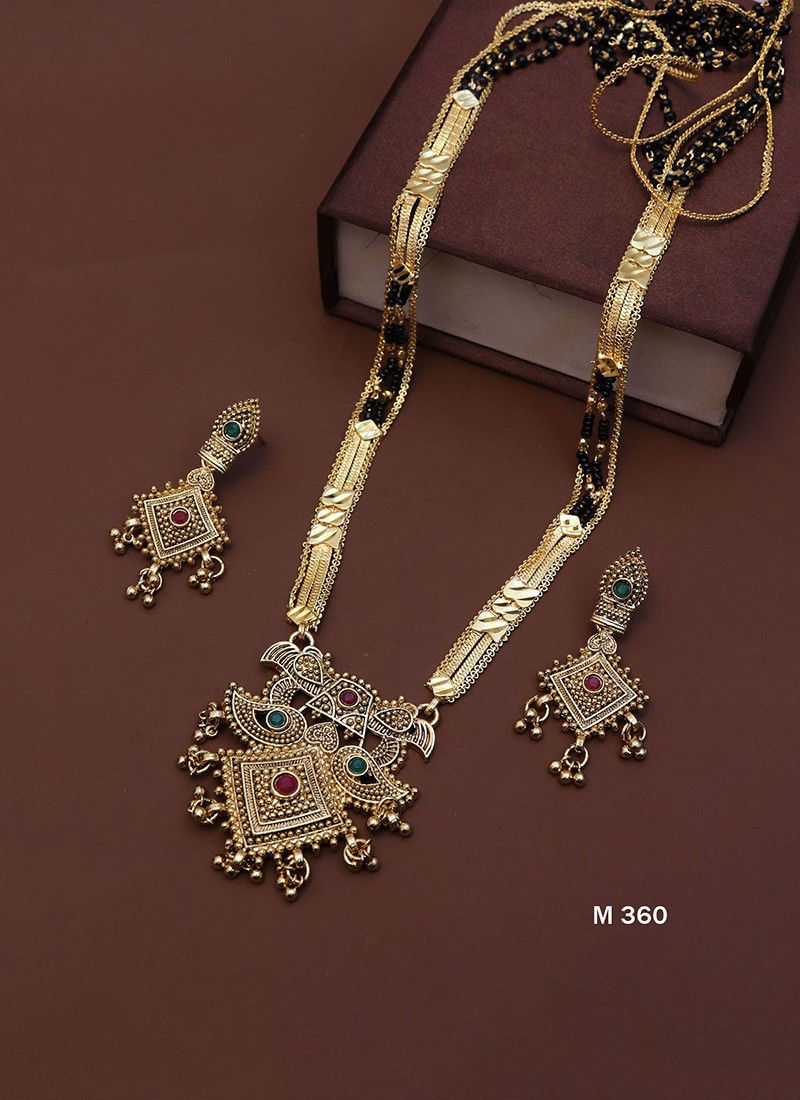 New Fancy Designer Long Mangalsutra Collection M 360